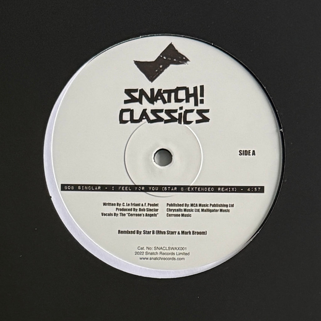 Bob Sinclar / Groove Armada - I Feel For You / Superstylin' Remixes 12” House New