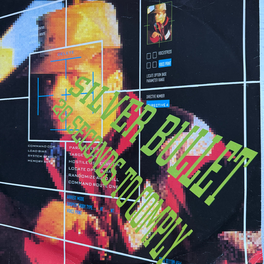 Silver Bullet 20 Seconds To Comply 12" Vinyl UK 1989 Britcore Hip Hop