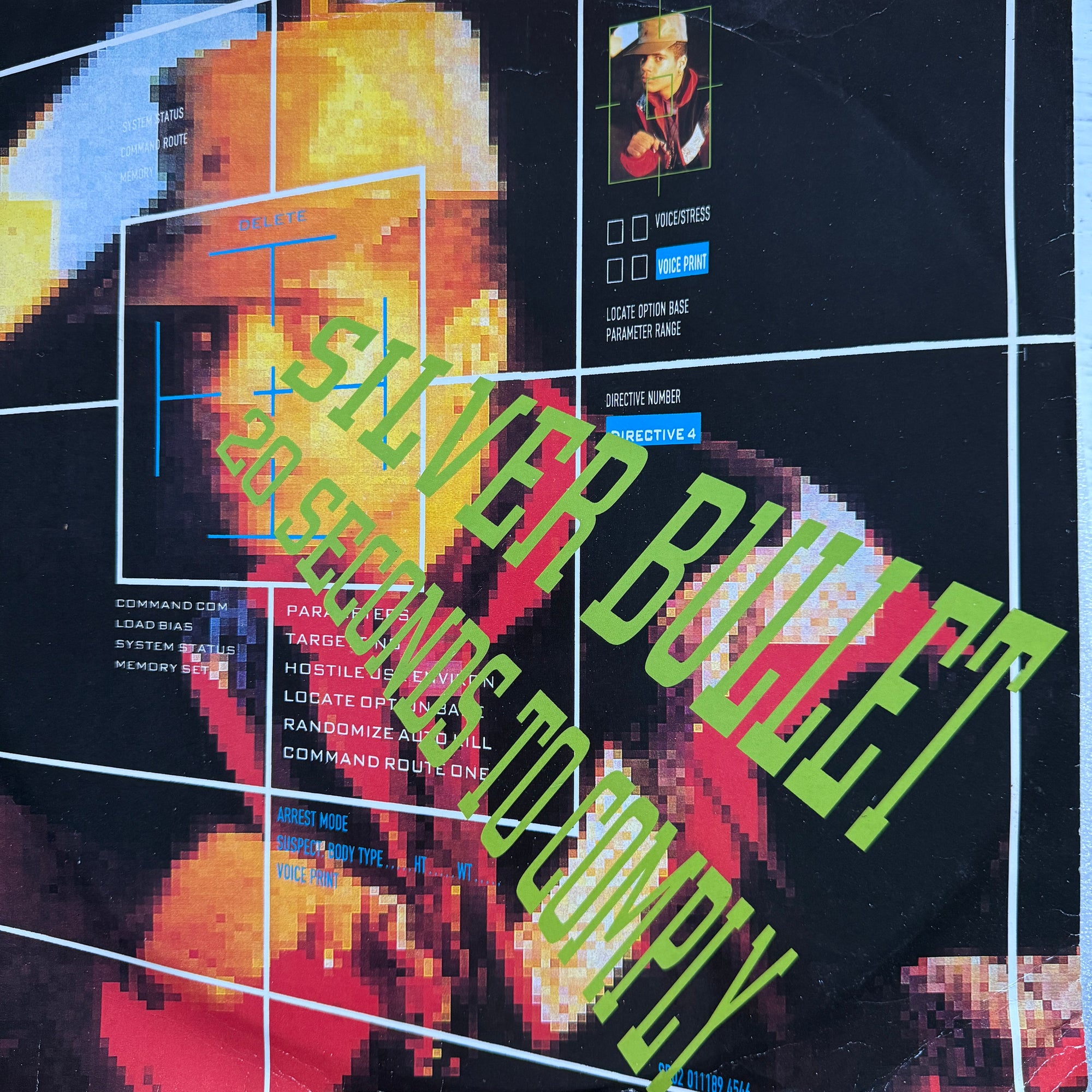 Silver Bullet 20 Seconds To Comply 12" Vinyl UK 1989 Britcore Hip Hop