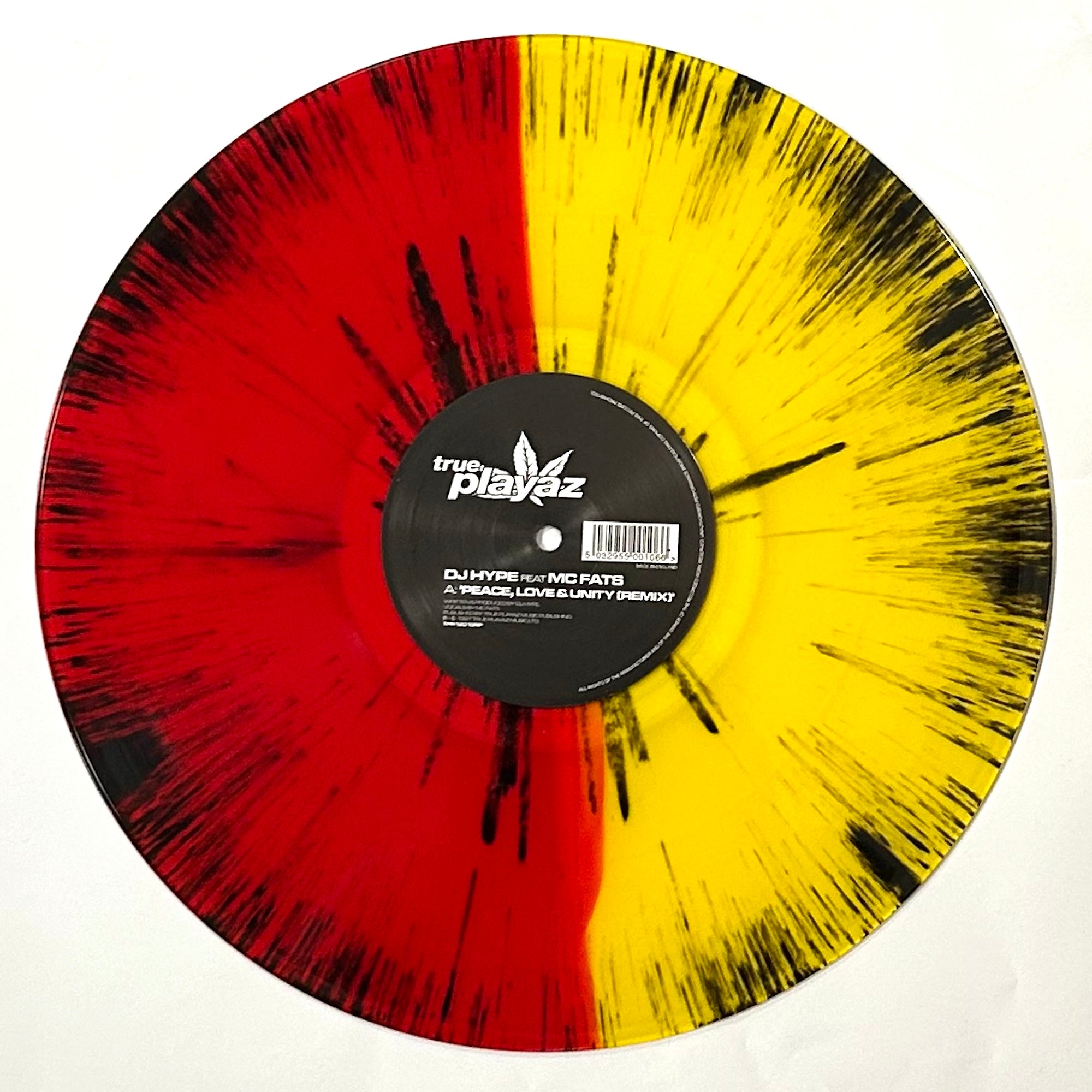 DJ Hype ft. MC Fats – Peace Love & Unity Remix / Jump – 12” Splatter Vinyl DnB