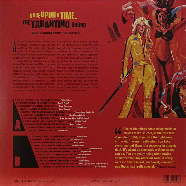 Various – Tarantino Movie Soundtrack Classics Red 180g LP Vinyl