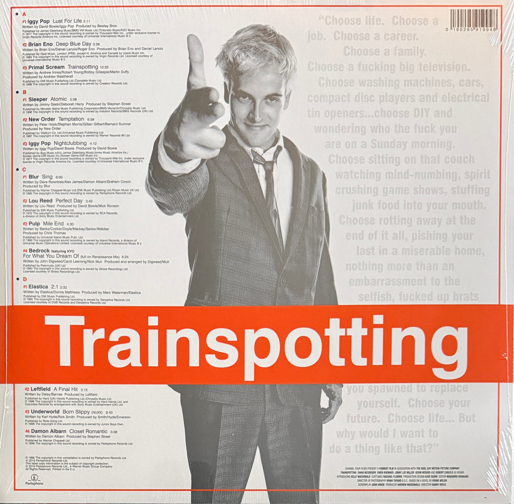 Various Artists – Trainspotting (Original Motion Picture Soundtrack) – 2×LP