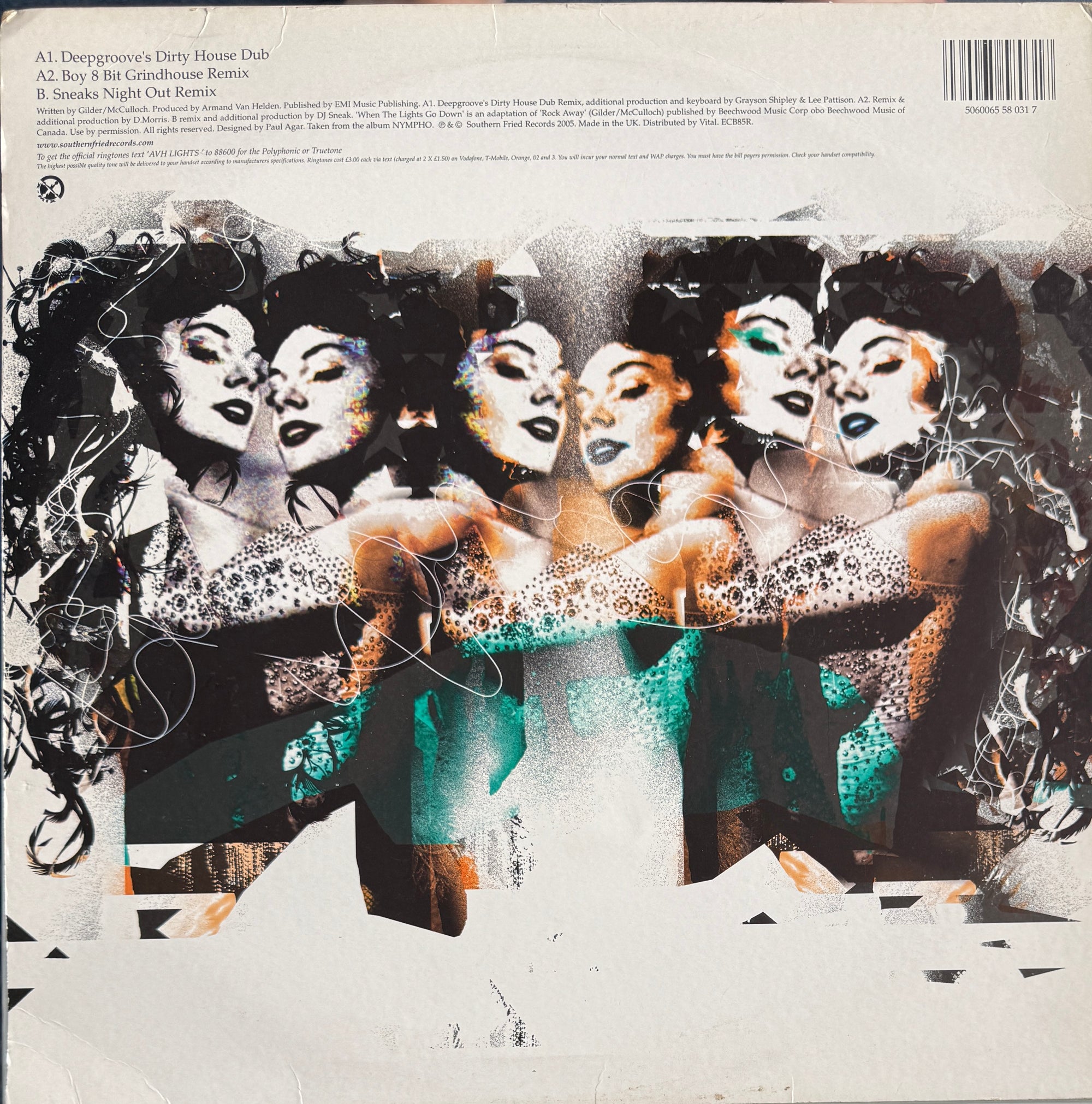 Armand Van Helden – When The Lights Go Down – Southern Fried Records – 2005