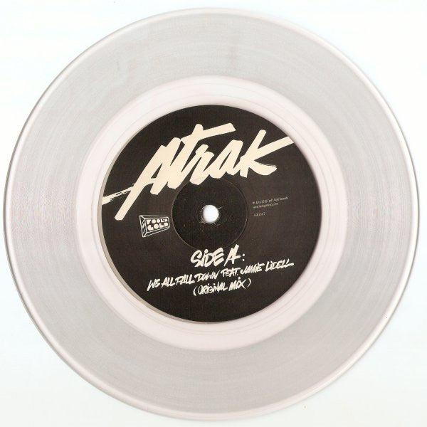 A-Trak – We All Fall Down 7” Clear Vinyl House Electronic New