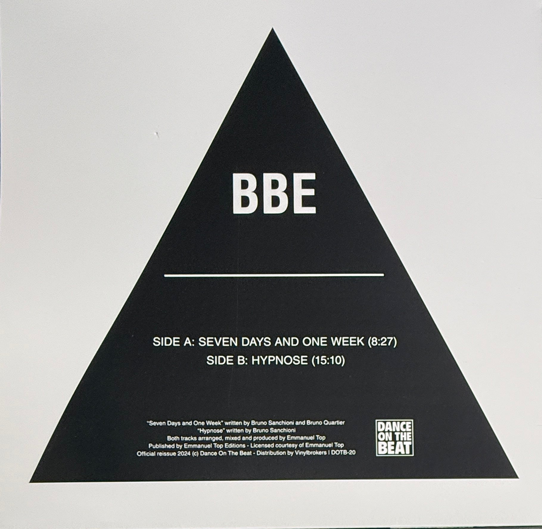 BBE – Seven Days And One Week 12" Blue Translucent