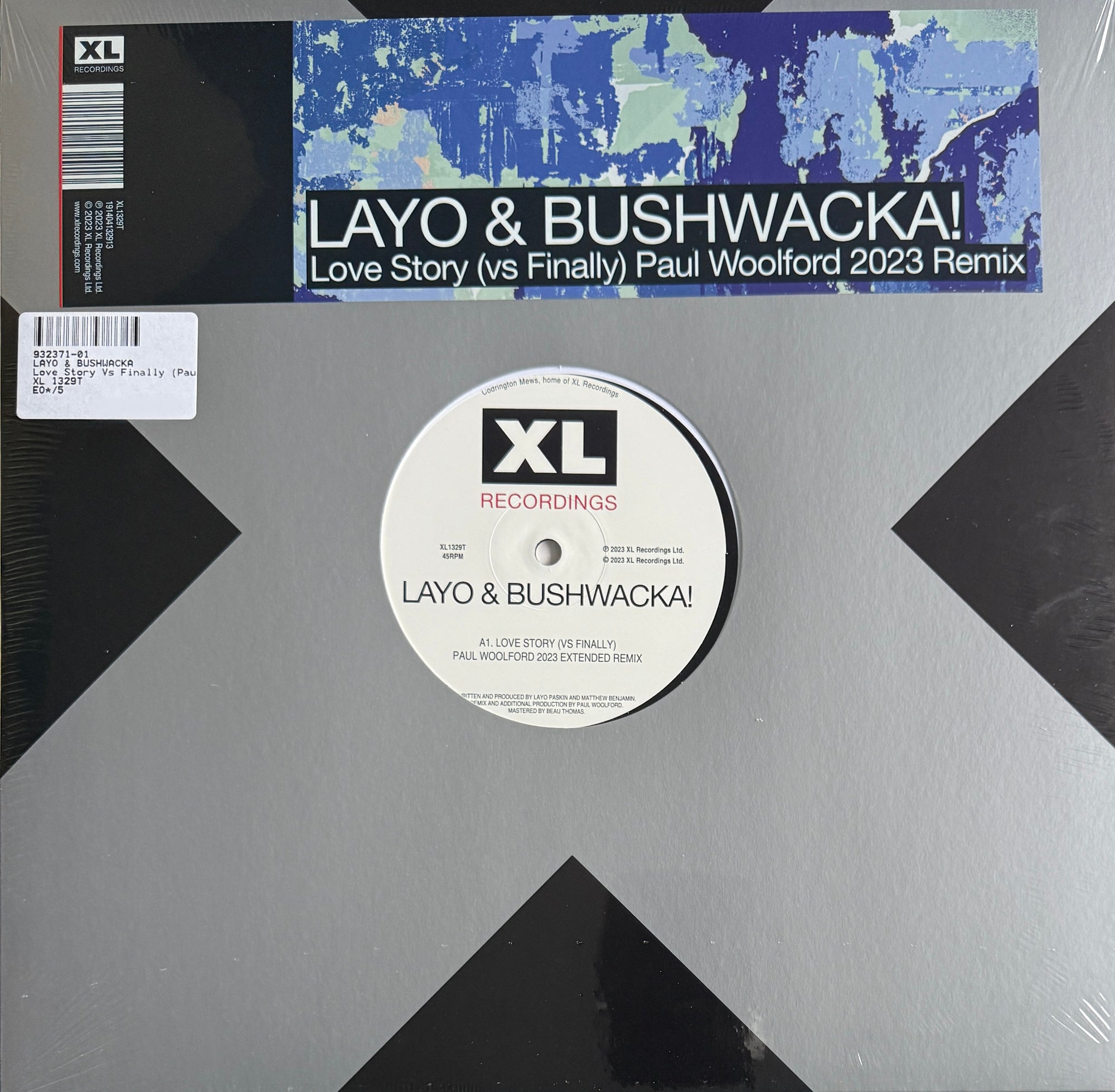 Layo &amp; Bushwacka! – Love Story (Vs Finally) (Paul Woolford 2023 Remix) (12" Vinyl, 2023, XL Recordings)