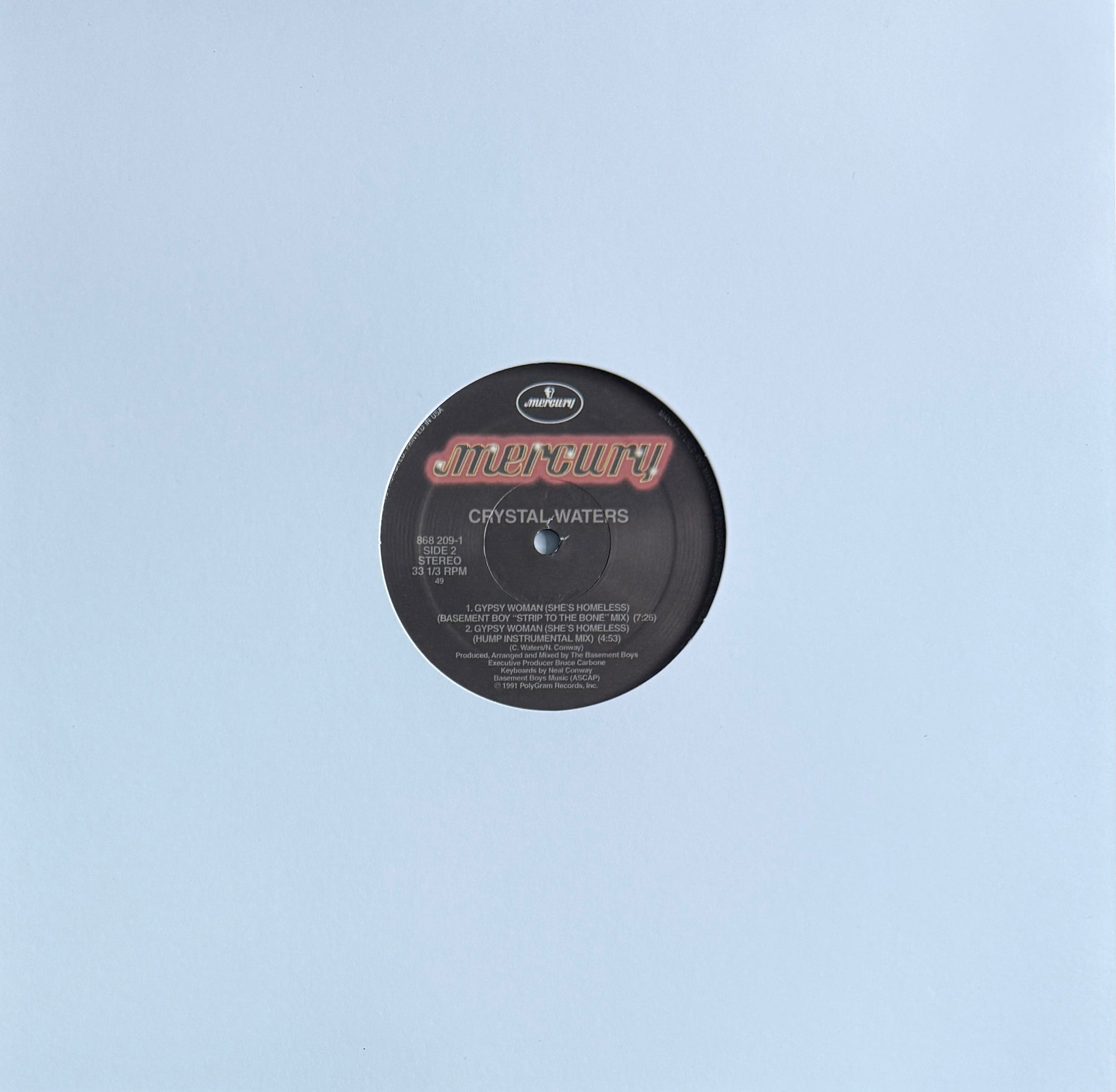 Crystal Waters – Gypsy Woman (She’s Homeless) – Mercury – 2022