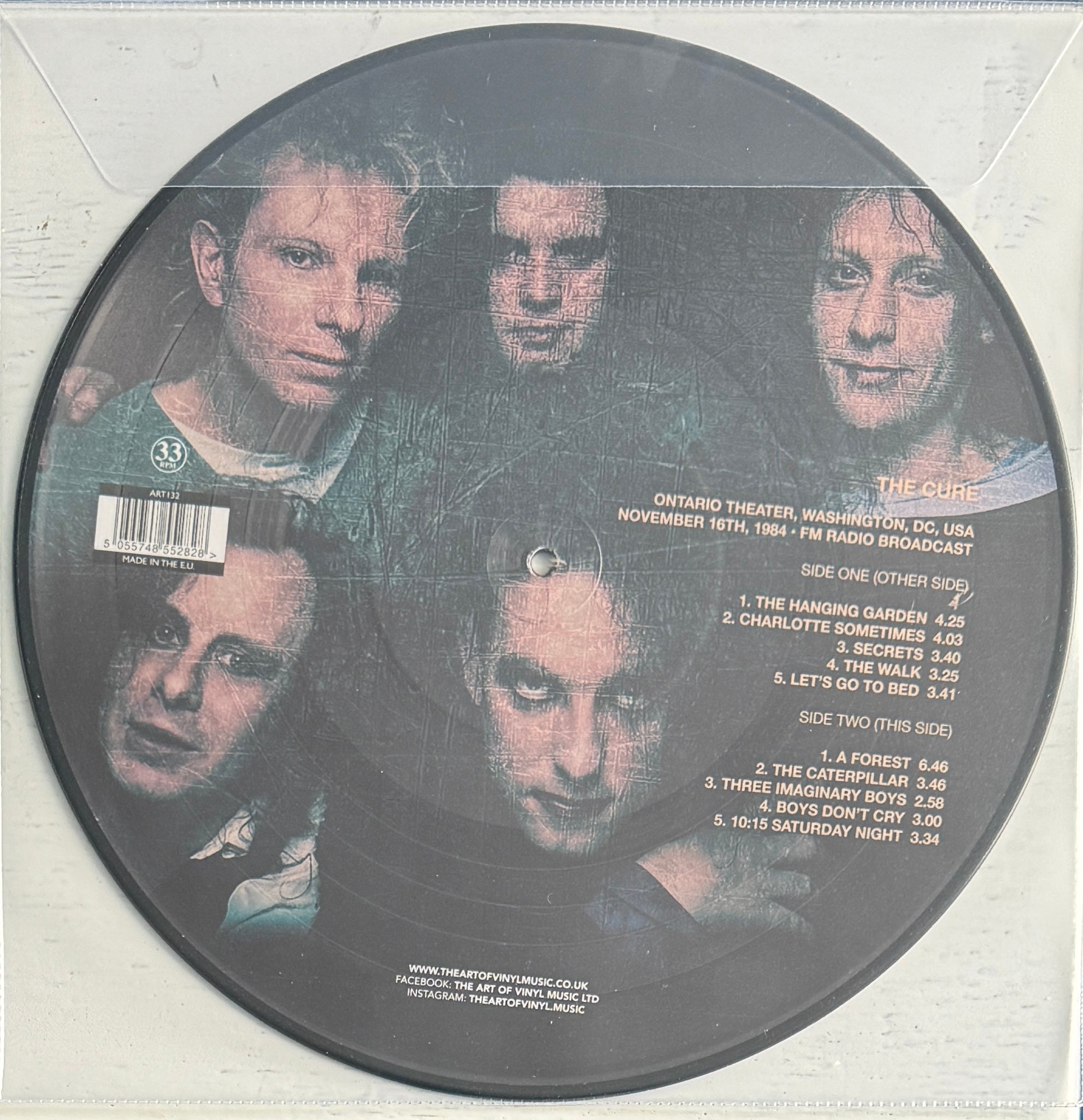 The Cure – Live in Washington 1984 – Picture Disc
