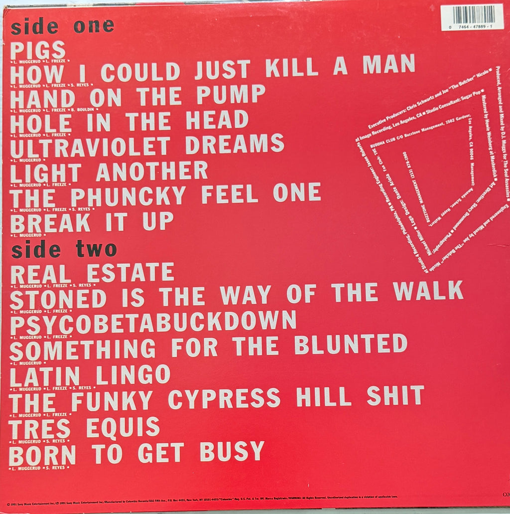 Cypress Hill – Cypress Hill – Ruffhouse Records – 1991