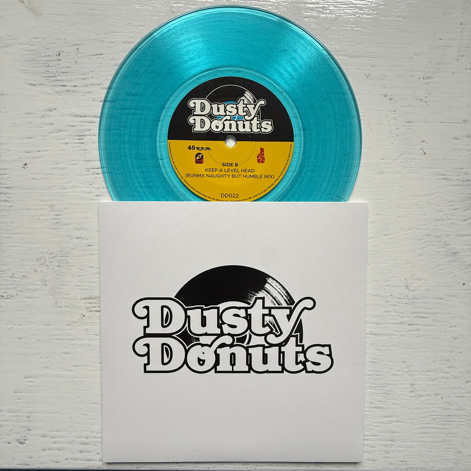 Wake Up In The Sunshine / Keep A Level Head 7” Blue Vinyl Hip Hop New