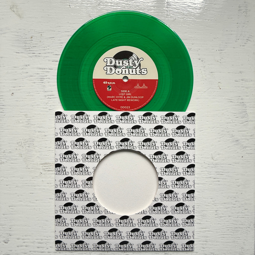 Marc Hype Jim Dunloop Lost Girl 7” Green Vinyl Hip Hop Funk Edits New