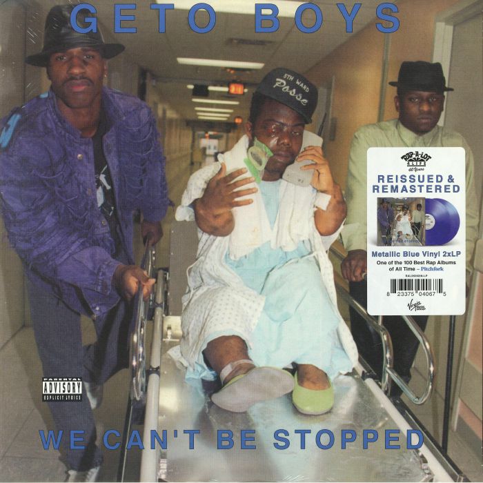 Geto Boys – We Can't Be Stopped 2LP Vinyl Limited Metallic Blue Hip Hop Classic