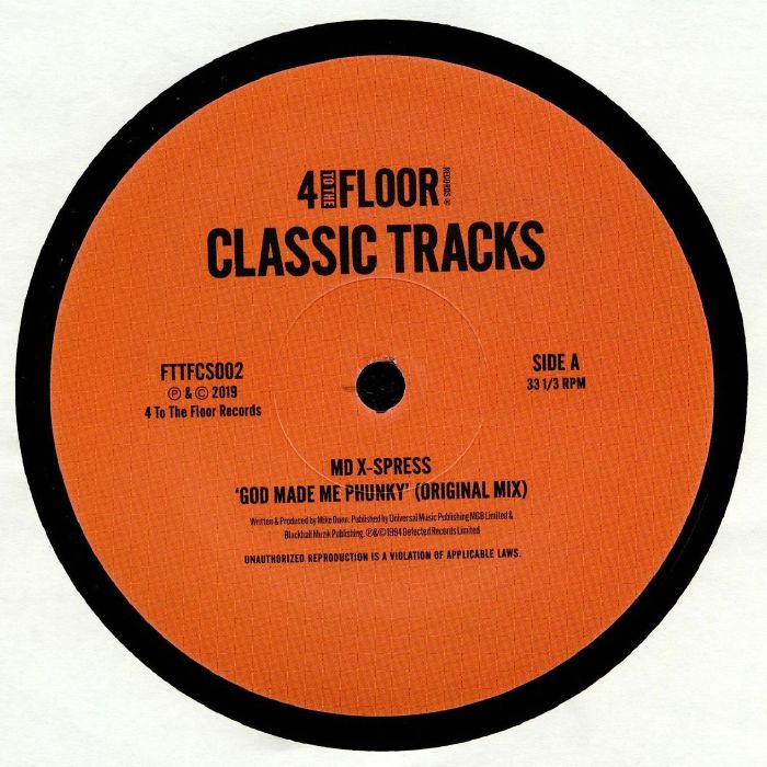 MD X-Press / Three Kings – God Made Me Phunky / Shake Down House Classics 12" Vinyl