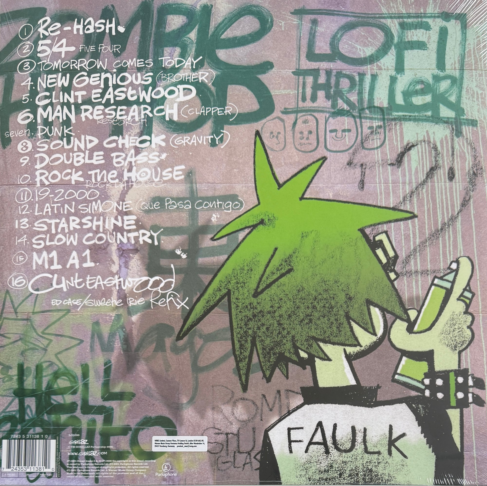 Gorillaz – Gorillaz (2xLP Vinyl, 2021 European Reissue, Gatefold, Parlophone)