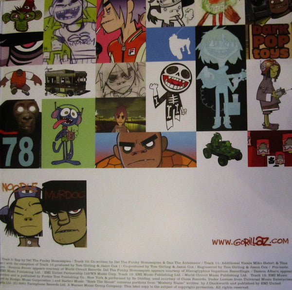 Gorillaz – Gorillaz (2xLP Vinyl, 2021 European Reissue, Gatefold, Parlophone)