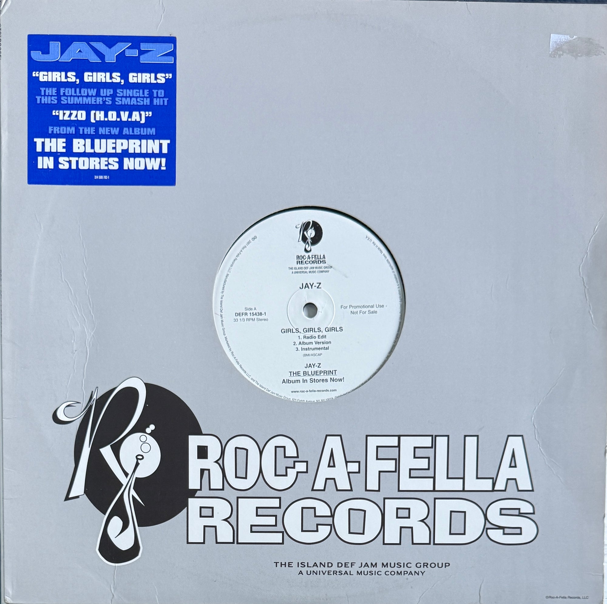 Jay-Z – Girls, Girls, Girls / Takeover – 12" Vinyl Promo (2001)