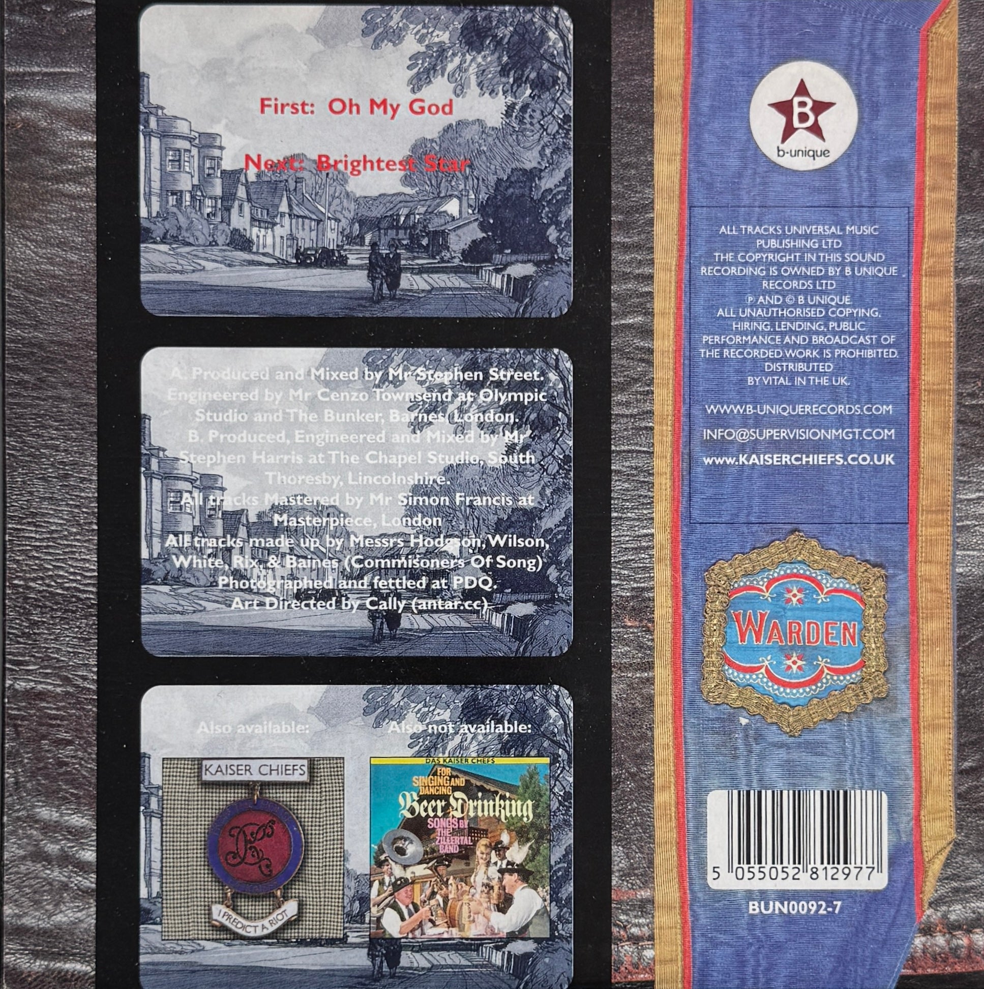 Kaiser Chiefs – Oh My God – B-Unique Records – 2005