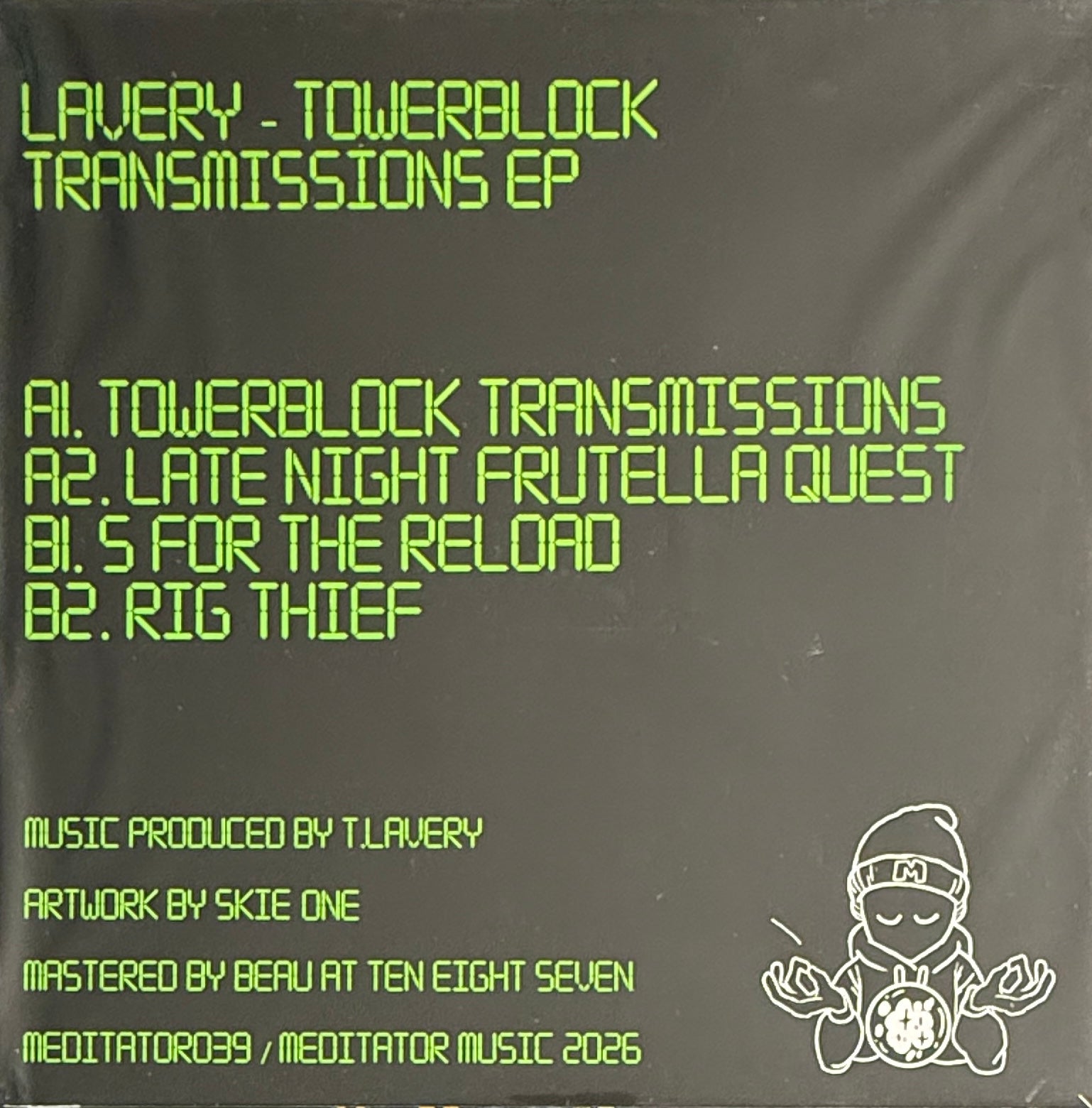 Lavery – Transmission EP 12" Orange Vinyl Sealed Jungle DnB