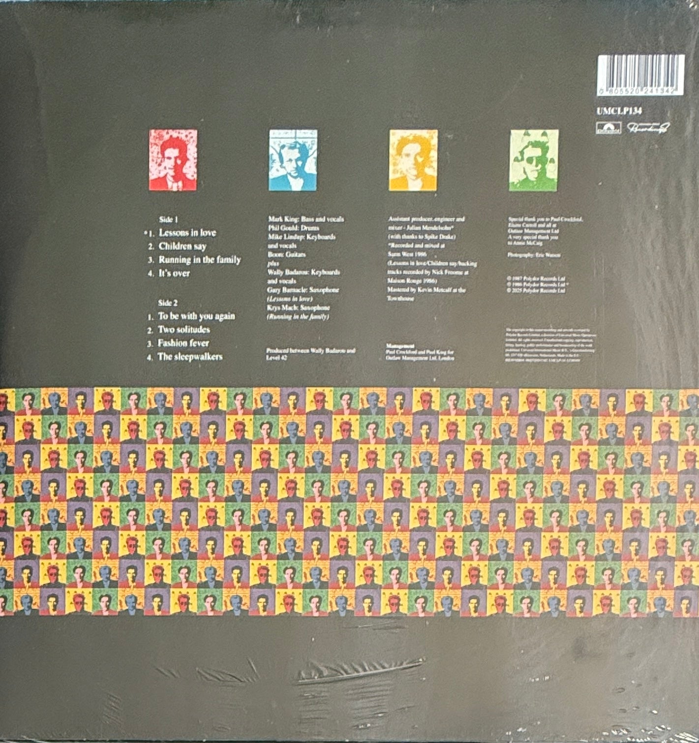 Level 42 – Running in the Family – 2025 – Red Vinyl