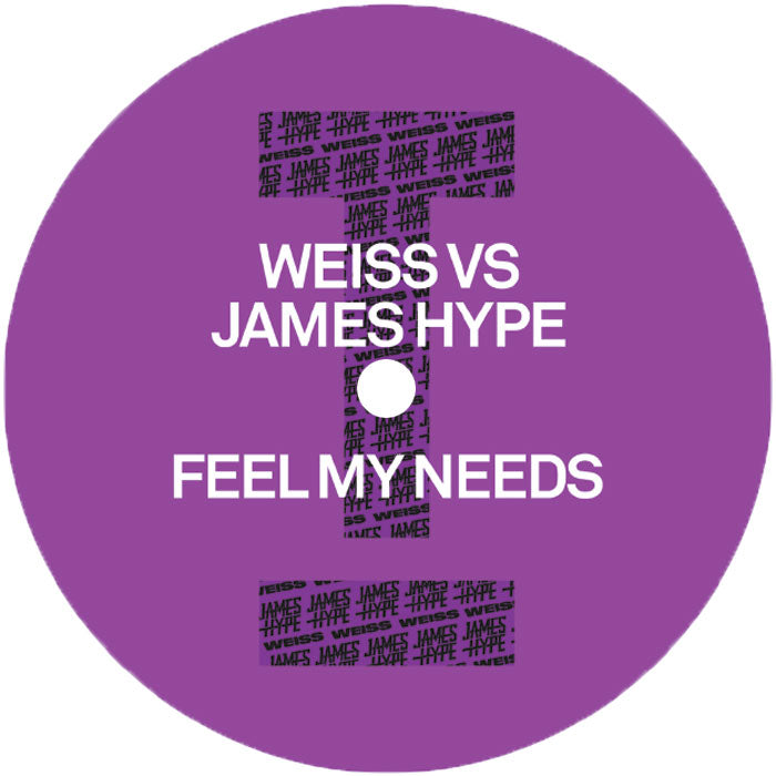 WEISS vs James Hype - Feel My Needs - Splatter Vinyl 12" Piano House