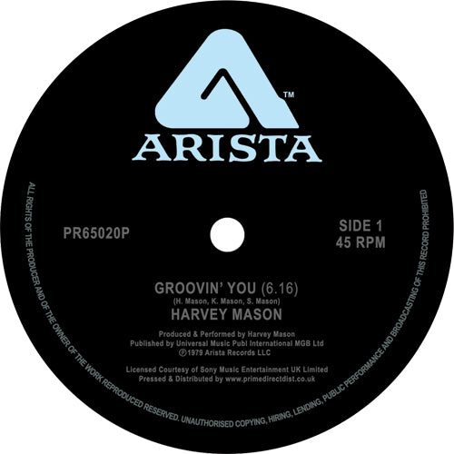 Harvey Mason – Groovin’ You – 12” Vinyl Jazz Funk Disco Soul RSD Classic