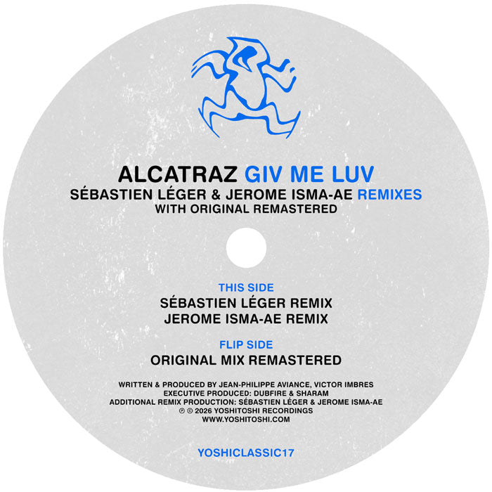 Alcatraz – Give Me Luv – 12” Vinyl Sebastien Leger Remix House Classic