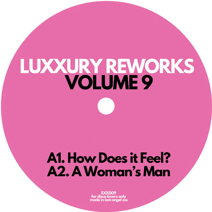 Luxxury – Reworks Volume 9 12" Vinyl Disco Nu-Disco Edits
