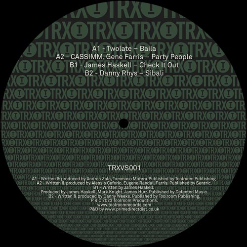 Various Artists – Toolroom Trax Sampler Vol 1 12" Vinyl House Limited Edition
