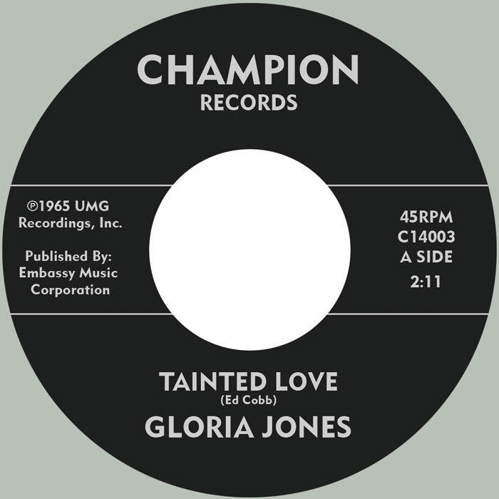 Gloria Jones Tainted Love / My Bad Boy’s Comin’ Home 7” Vinyl Soul  New