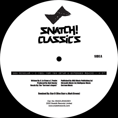 Bob Sinclar / Groove Armada - I Feel For You / Superstylin' - Vinyl 12" House
