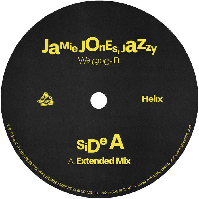 Jamie Jones and Jazzy – We Groovin 12" Vinyl Vocal House Limited Orange Edition