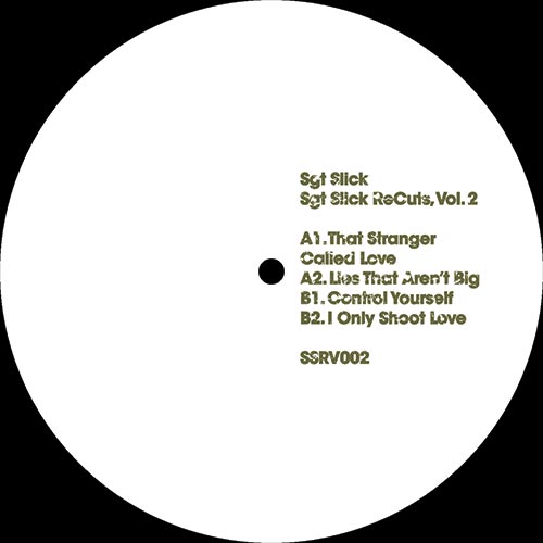 Sgt Slick Recuts Vol 2 12 Inch Vinyl Disco House Four Track Edits EP