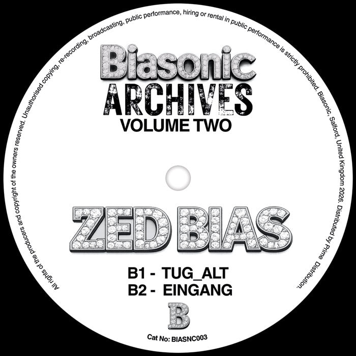 Zed Bias Archives Vol 2 12 Inch Vinyl Deep House Limited Edition EP