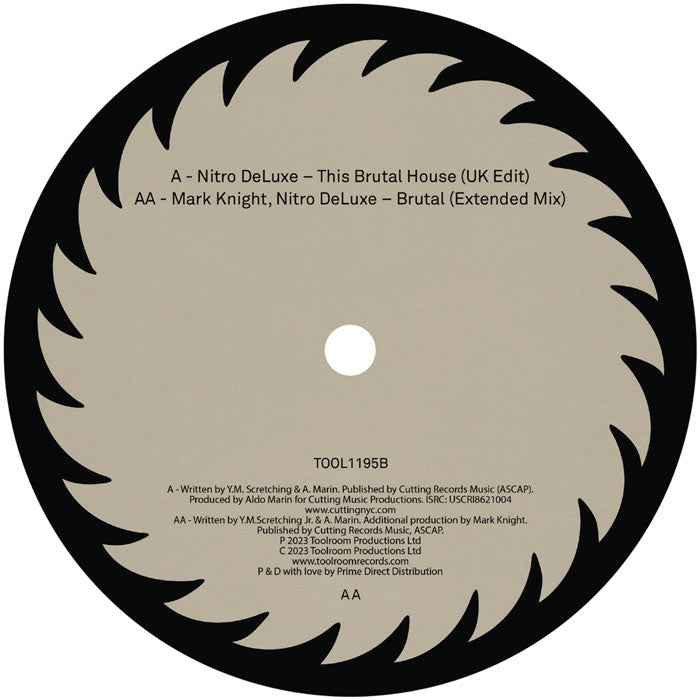 Nitro Deluxe & Mark Knight – This Brutal House 12" Vinyl House Classic