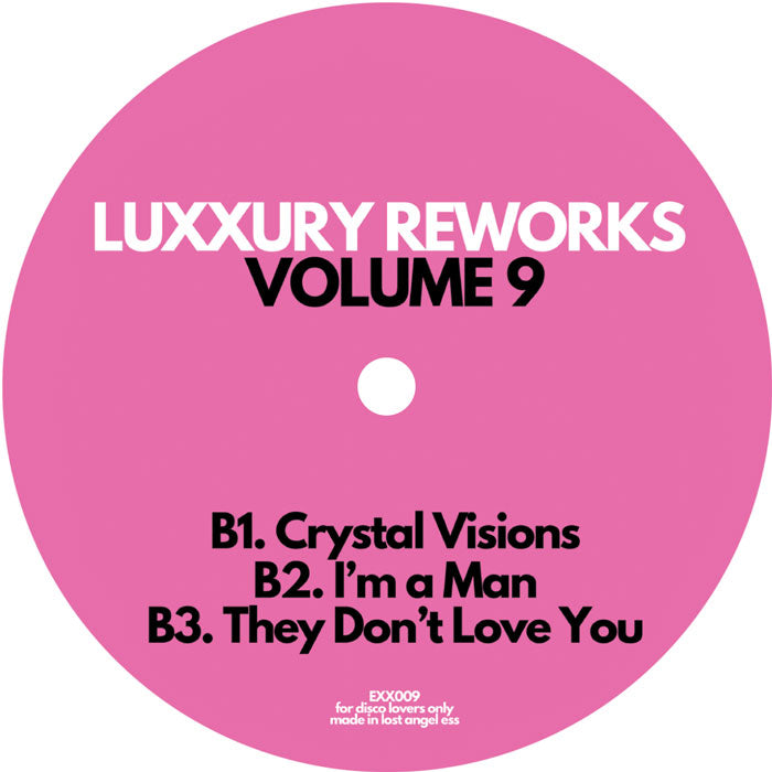 Luxxury – Reworks Volume 9 12" Vinyl Disco Nu-Disco Edits