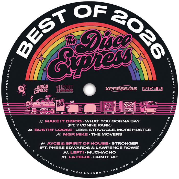 Various Artists The Disco Express Best Of 2026 12 Inch Vinyl Disco Limited Pink
