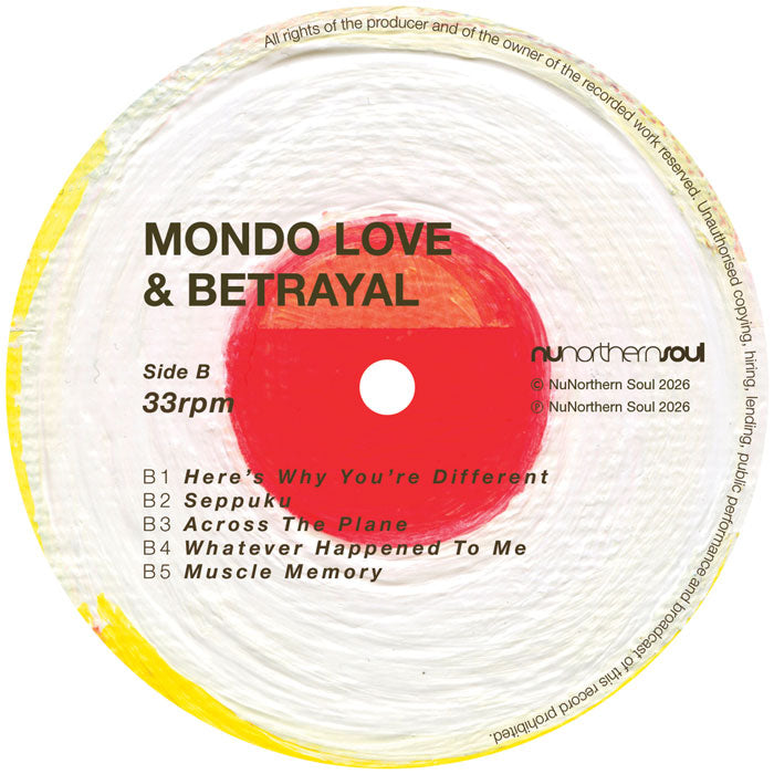 Mondo Love & Betrayal – Mondo Love & Betrayal LP Vinyl Synth-Pop Album