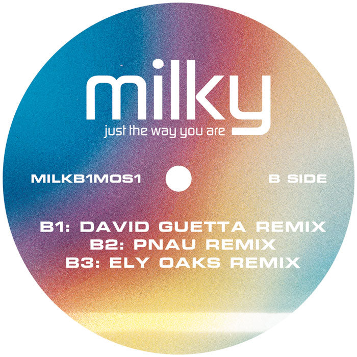 Milky – Just The Way You Are 12” Vinyl Limited Tricolour David Guetta PNAU House