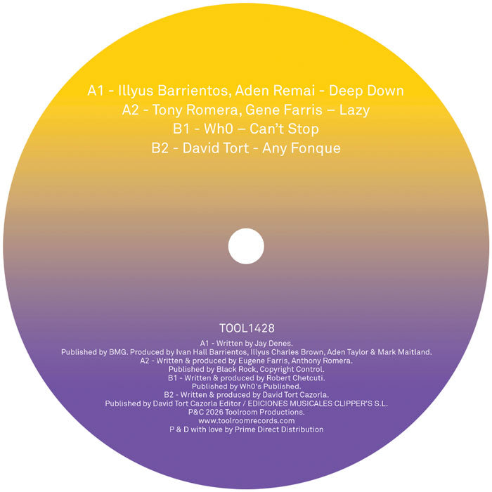 Various Artists – Toolroom Sampler Vol 24 12 Inch Vinyl House Club Anthems