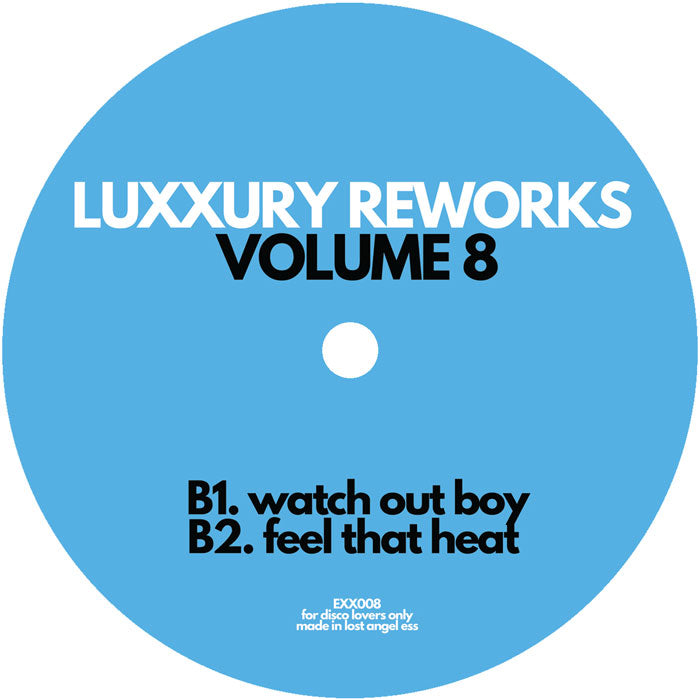Luxxury – Reworks Volume 8 12" Vinyl Only Disco Nu-Disco Edits