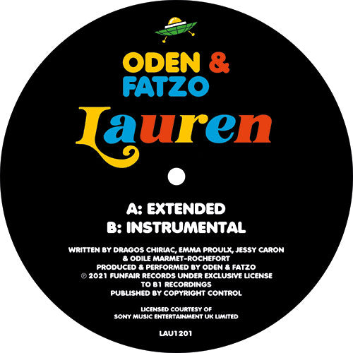 Oden & Fatzo Lauren 12” Yellow Vinyl House New Limited
