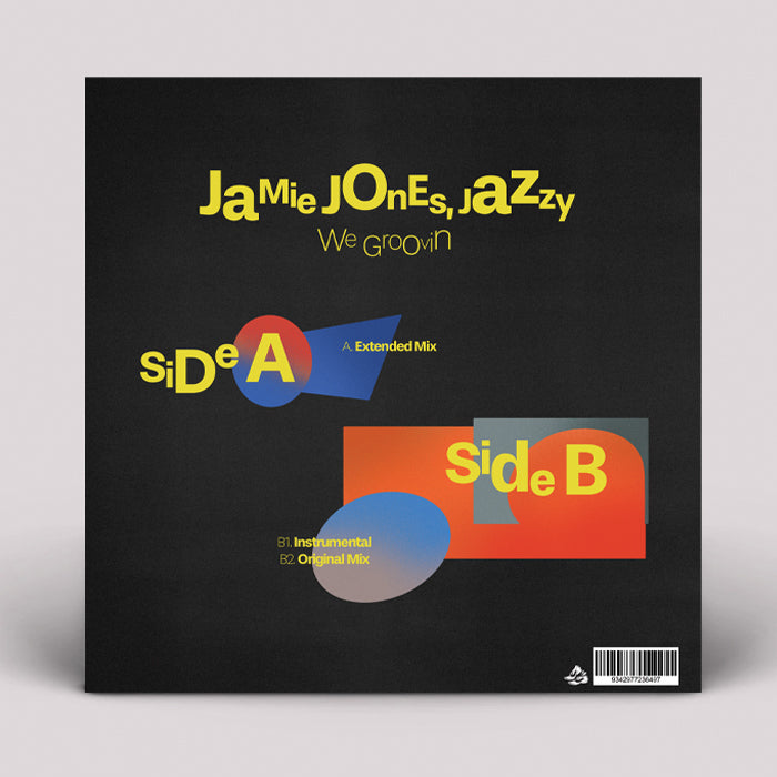 Jamie Jones and Jazzy – We Groovin 12" Vinyl Vocal House Limited Orange Edition