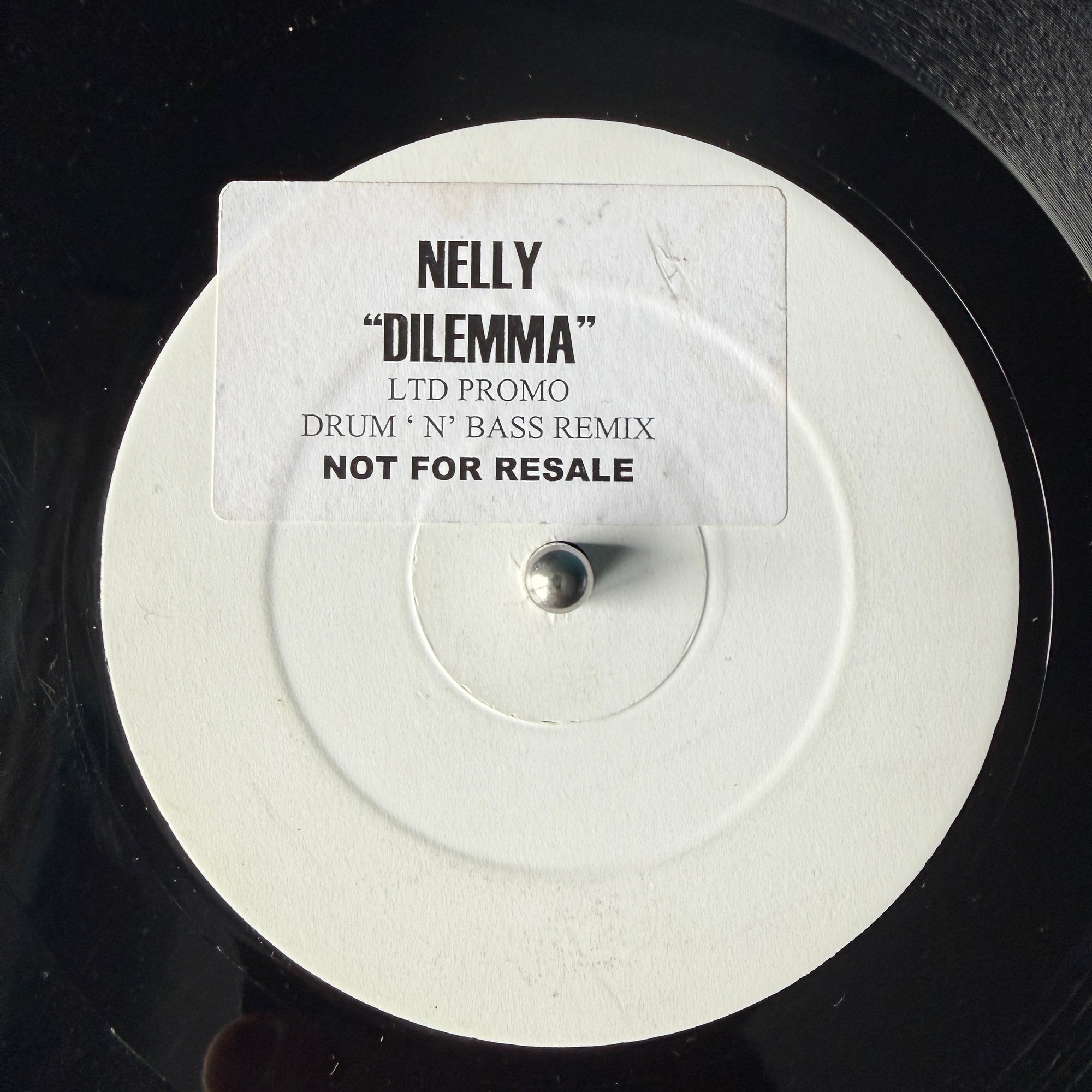 Nelly & Kelly Dilemma (G4orce Remix) 12" Drum & Bass White Label UK Bootleg