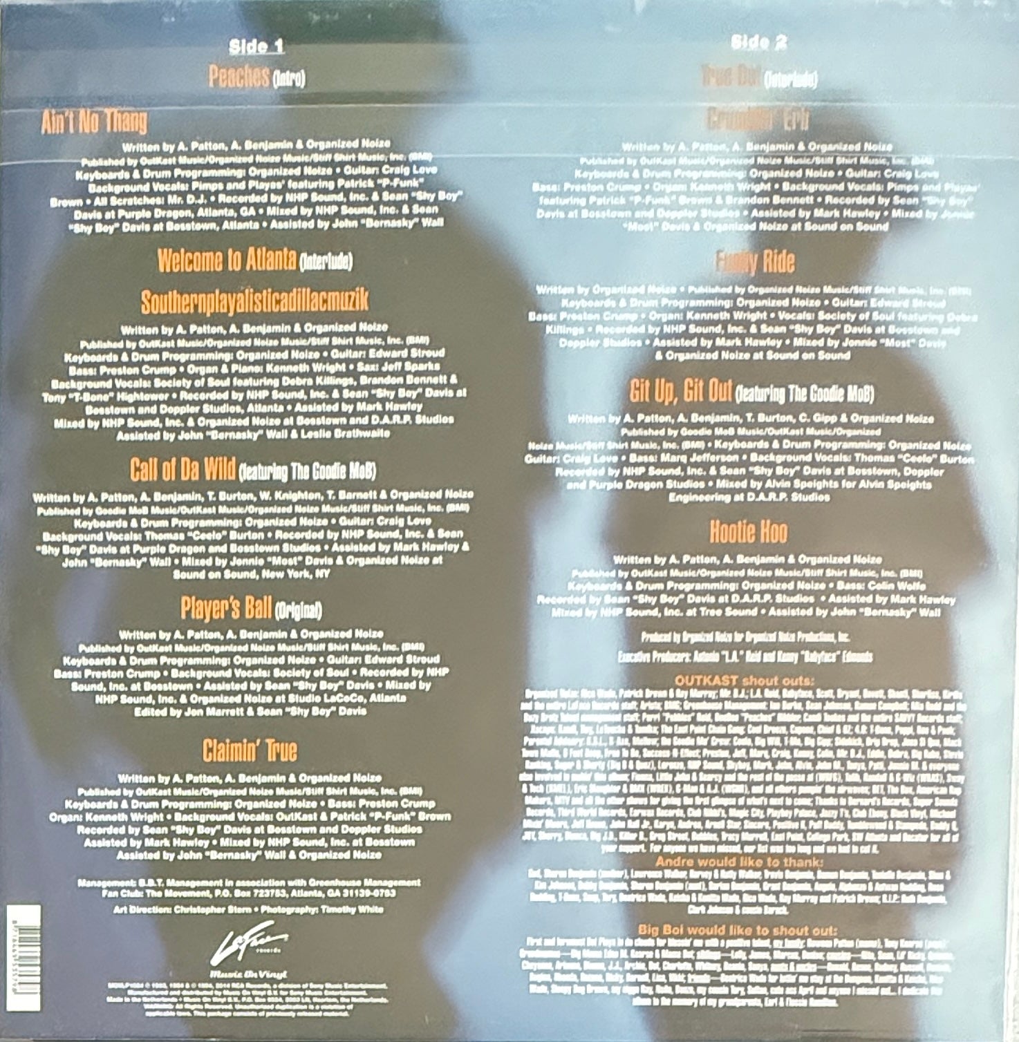 OutKast – Southernplayalisticadillacmuzik – LP Vinyl (Limited Edition RSD Numbered)