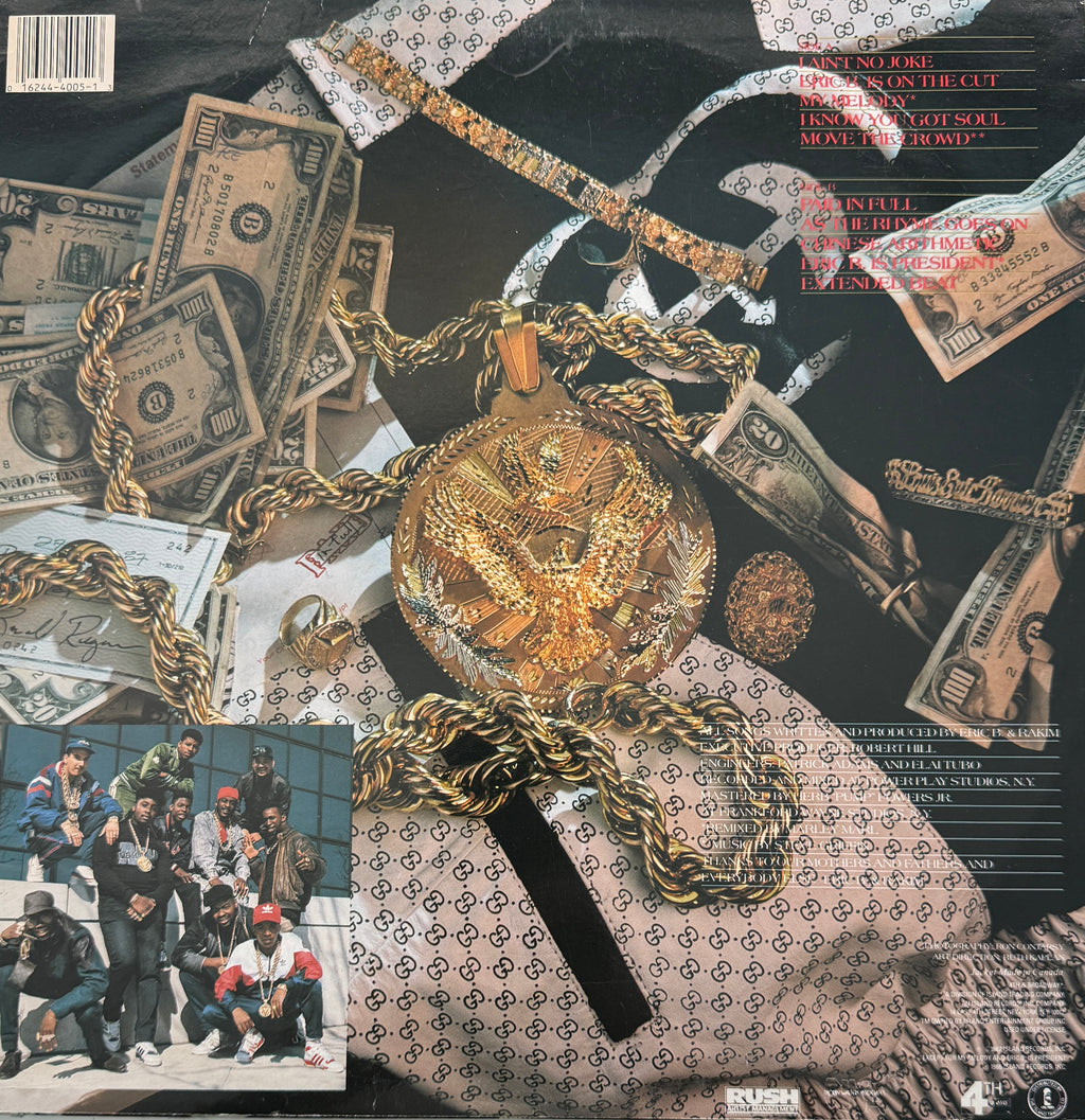 Eric B. & Rakim – Paid In Full – 4th &amp; Broadway – 1987