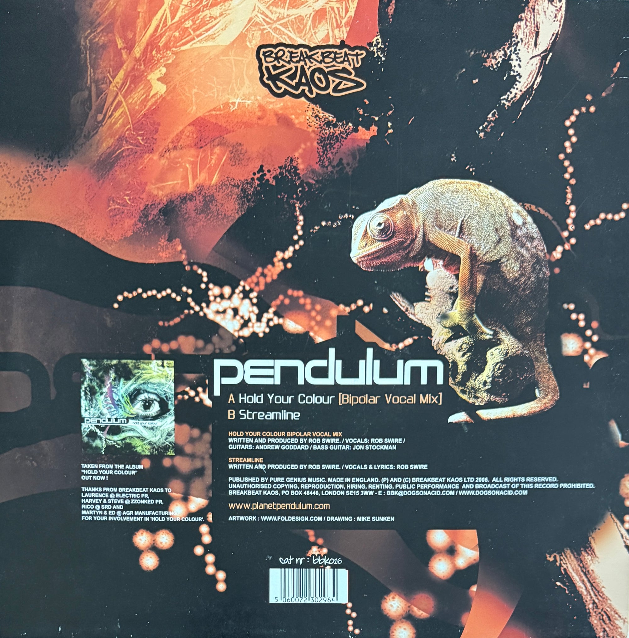 Pendulum – Hold Your Colour (Bipolar Vocal Mix) – 12" Vinyl
