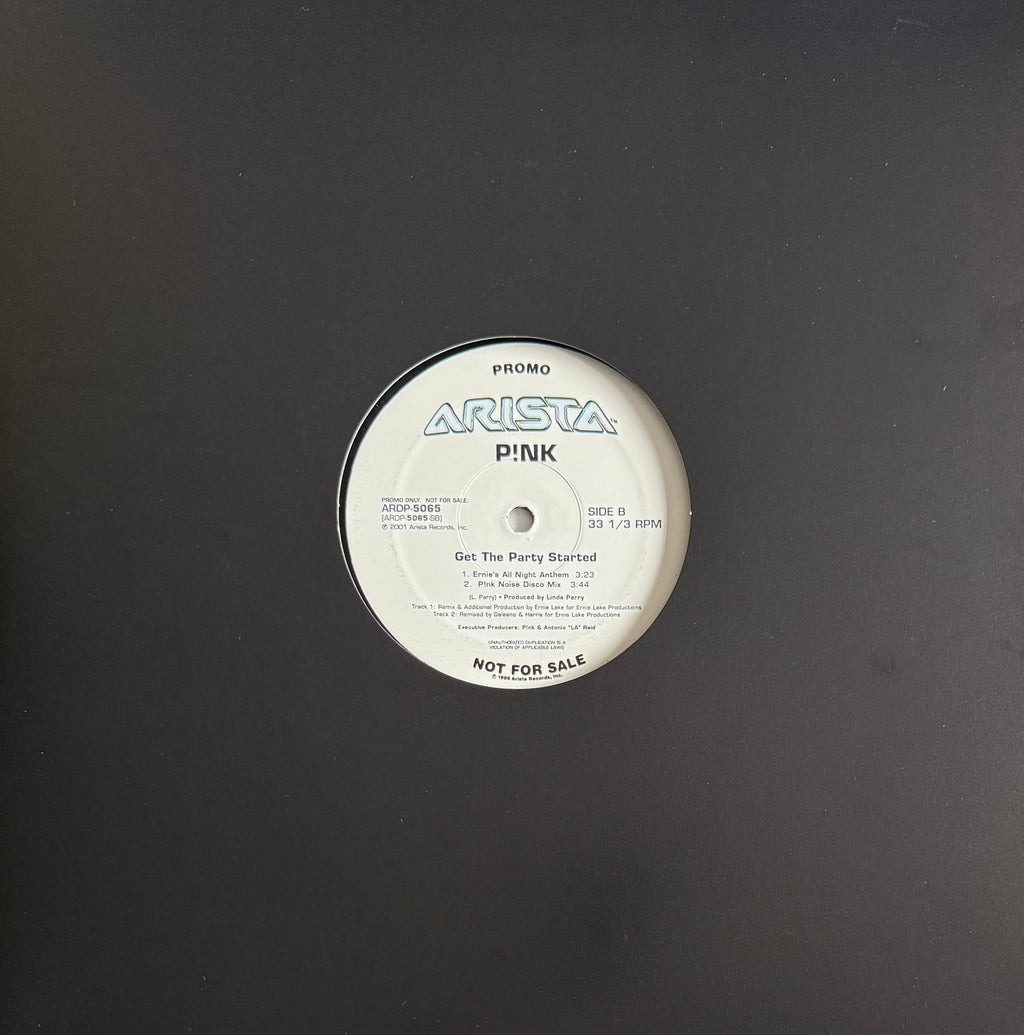 P!NK – Get The Party Started – Arista – 2001 Pink