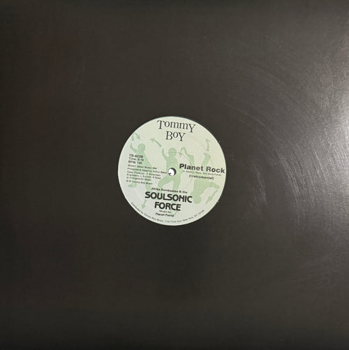 Afrika Bambaataa &amp; the Soul Sonic Force – Planet Rock (12" Vinyl, 1982 US Pressing, Green Labels)