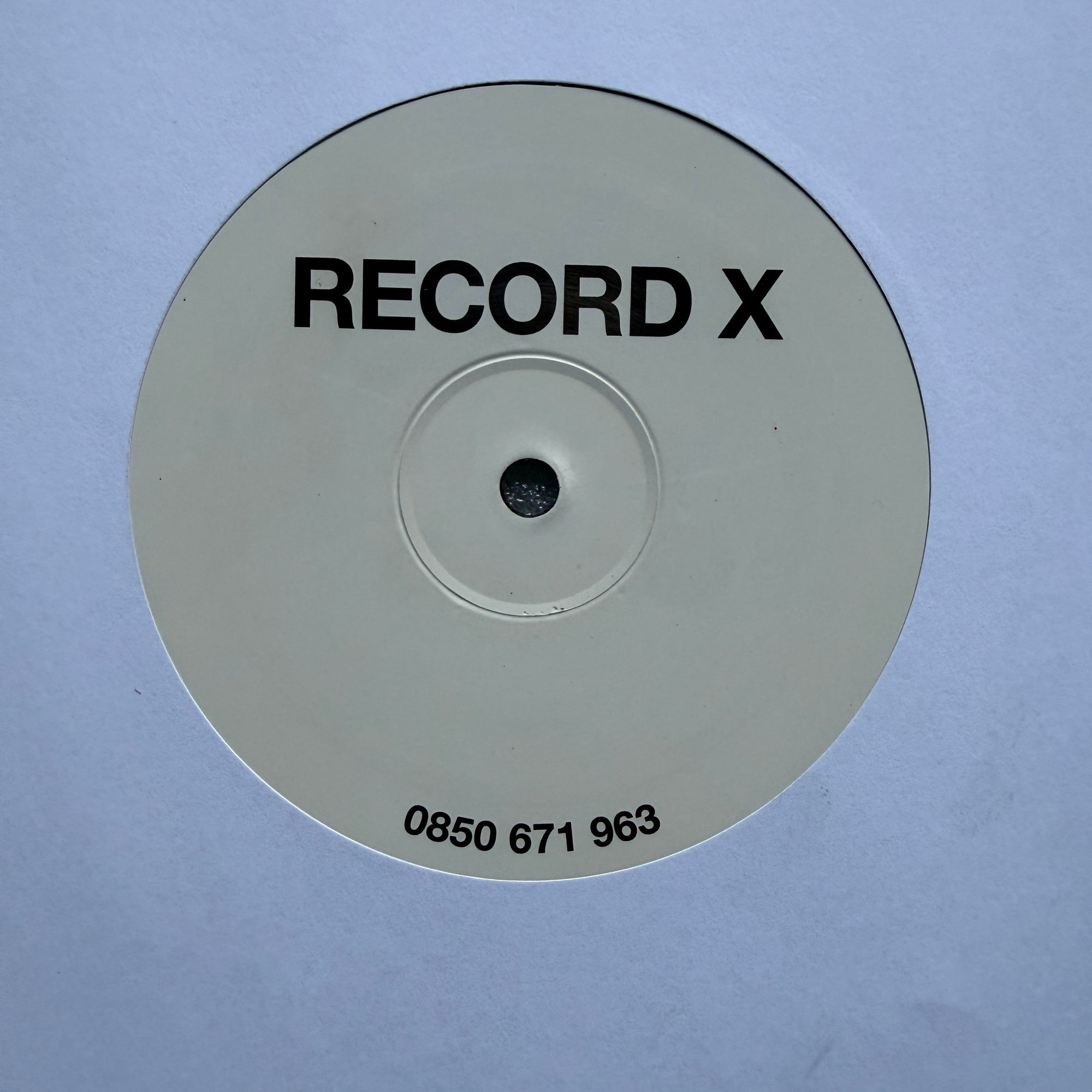 Unknown Artist Record X 12" Vinyl Speed Garage UK White Label Rare One-Sided
