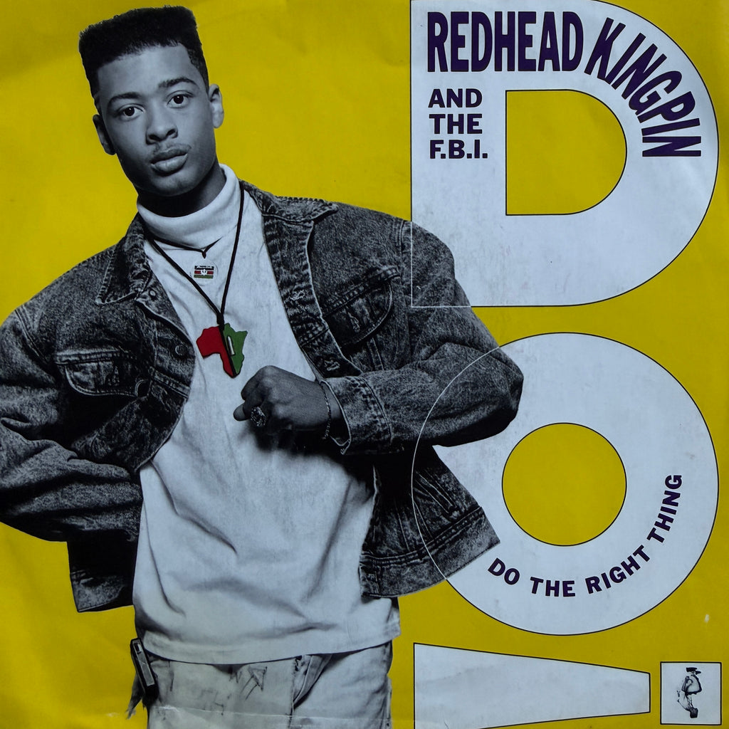 Redhead Kingpin And The F.B.I. Do The Right Thing 7" Vinyl UK 1989 Hip Hop